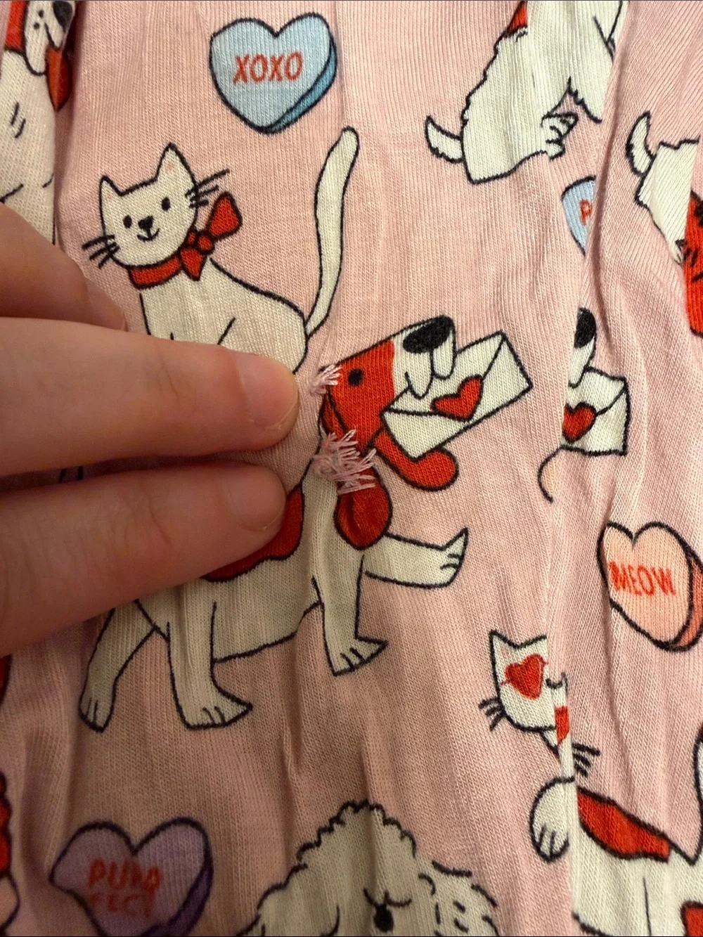 Little sleepies Pajama Set - Pink, Peach & Multicolor Animal Prints